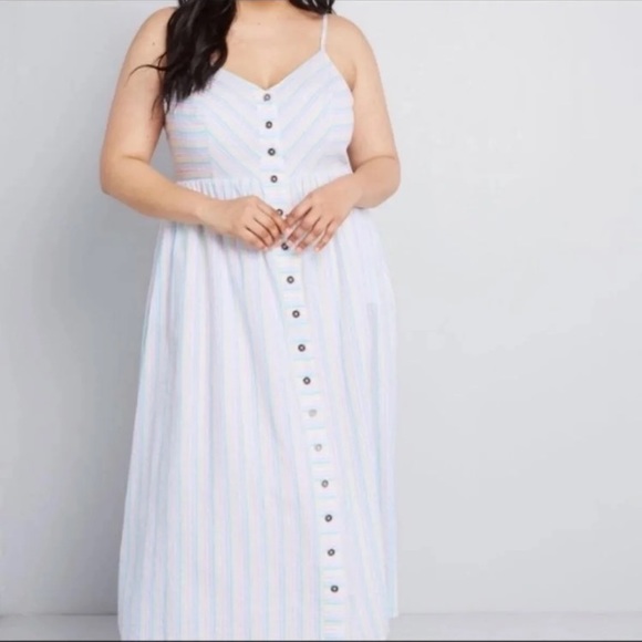 NWT ModCloth Clearly charismatic midi dress - Picture 4 of 5